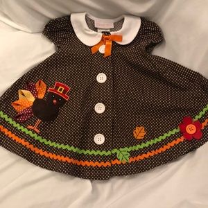 Baby Thanksgiving Dress 12M